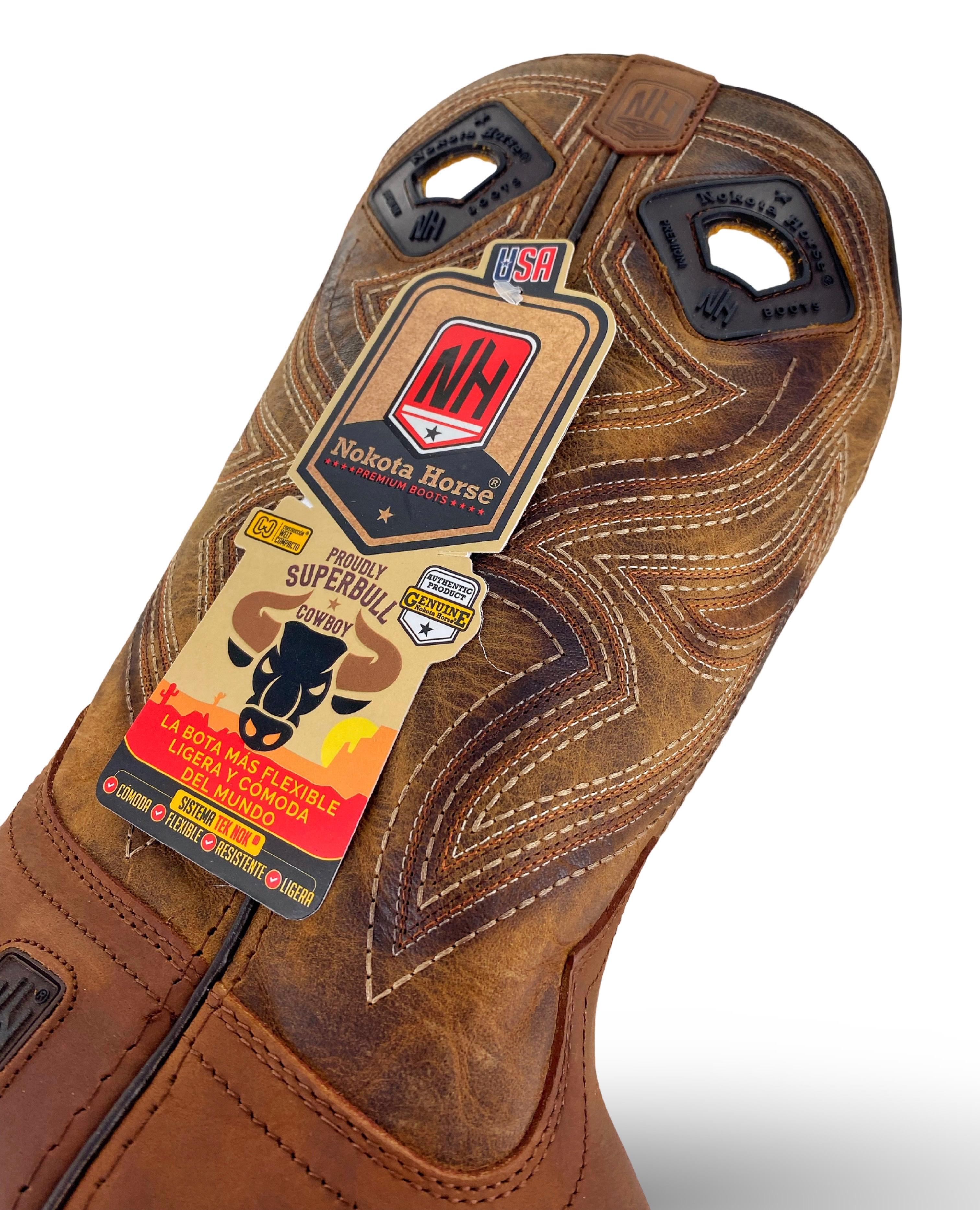 Nokota Horse Mens Morgan 10 Crazy H Miel