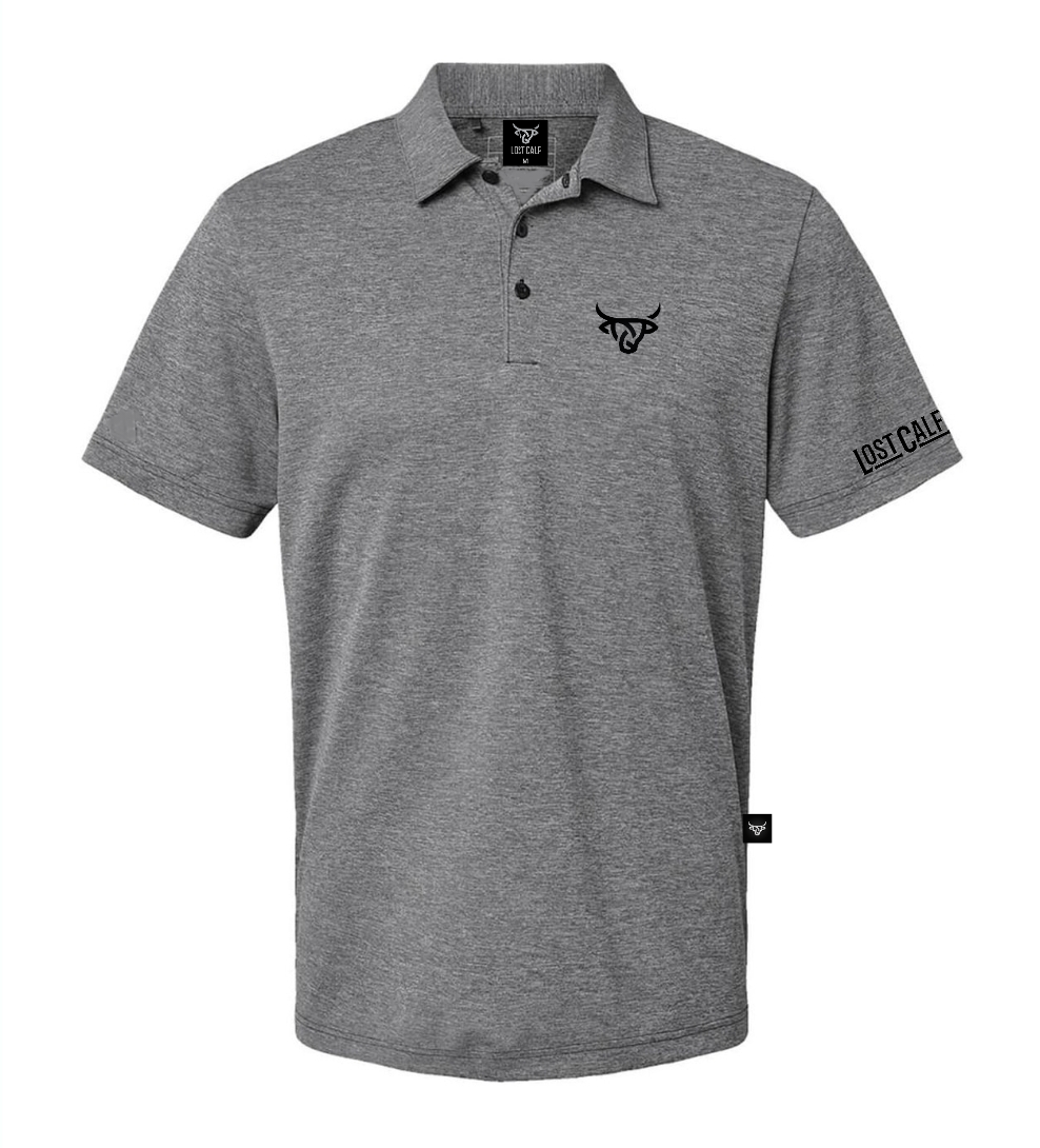Lost Calf Polo - Heather Grey