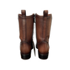 Cuadra Mens Ostrich Flame Chocolate Leather Boots 1J2KA1