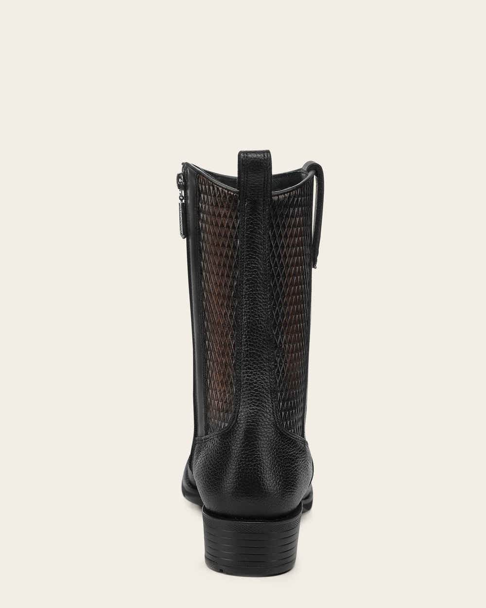 Cuadra Men's Urban Boot In Genuine Italian Deer Black And Bovine Leather CC297/1J