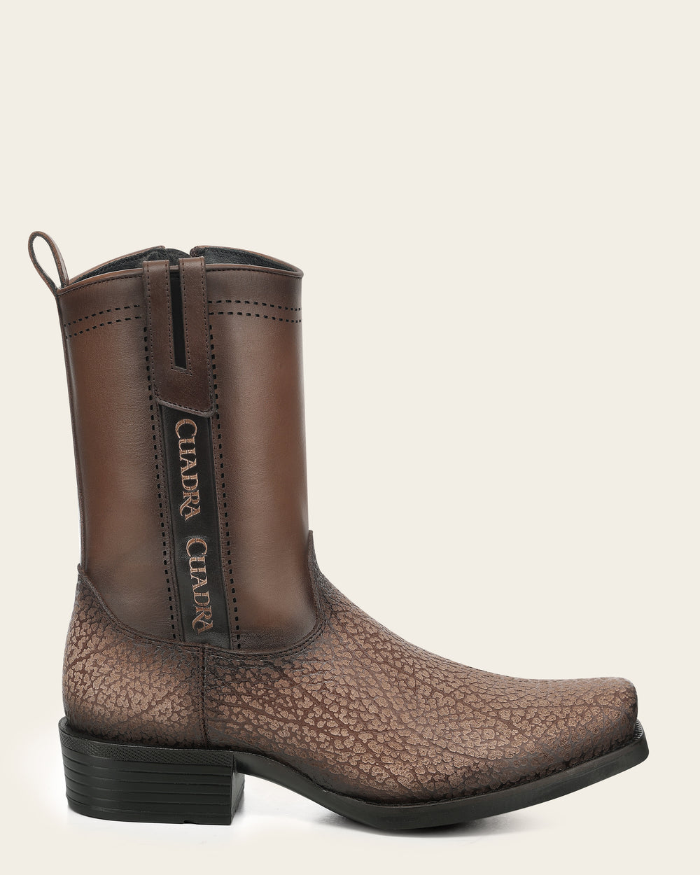 Cuadra Urban Boot In Genuine Bison Leather Brown