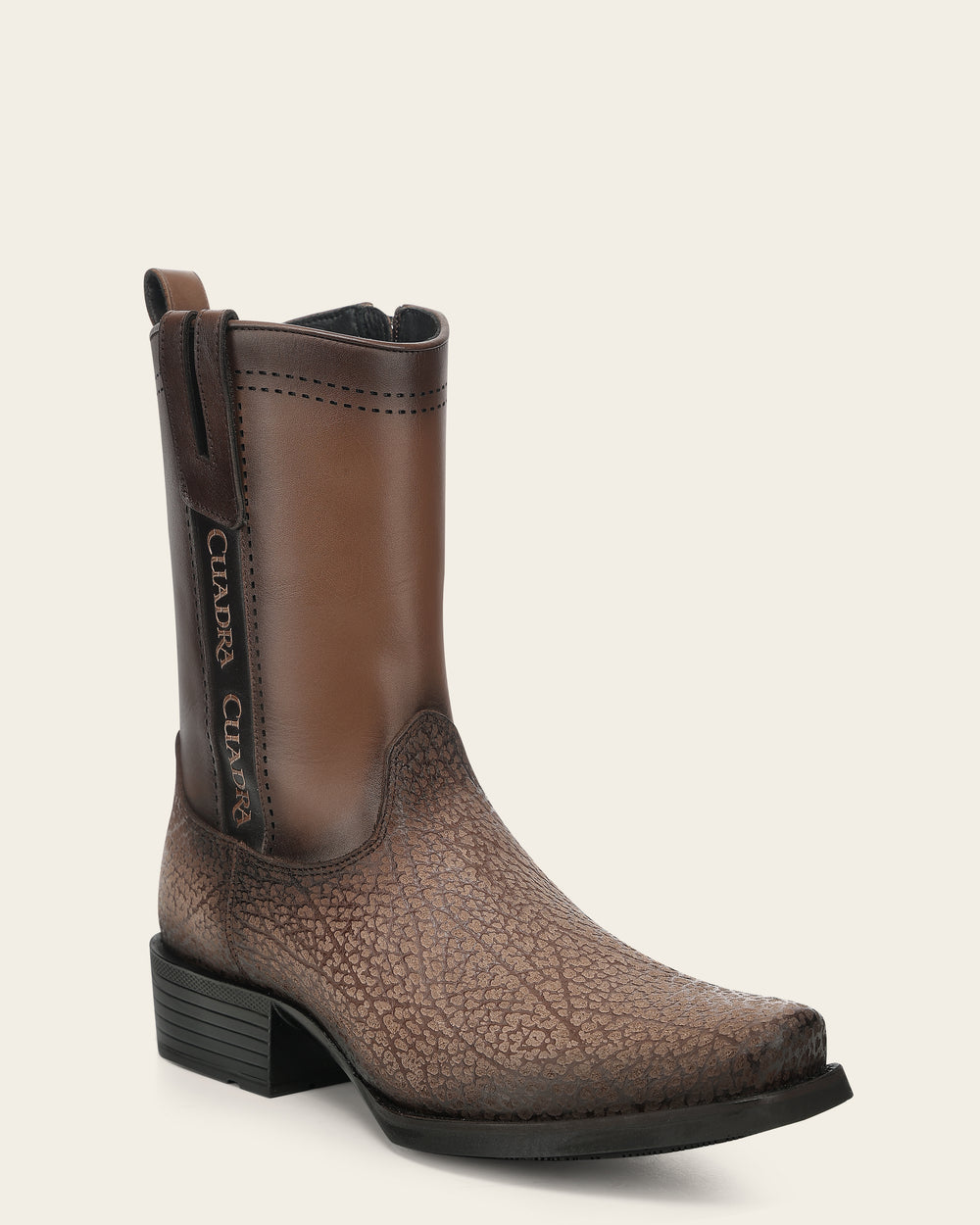 Cuadra Urban Boot In Genuine Bison Leather Brown