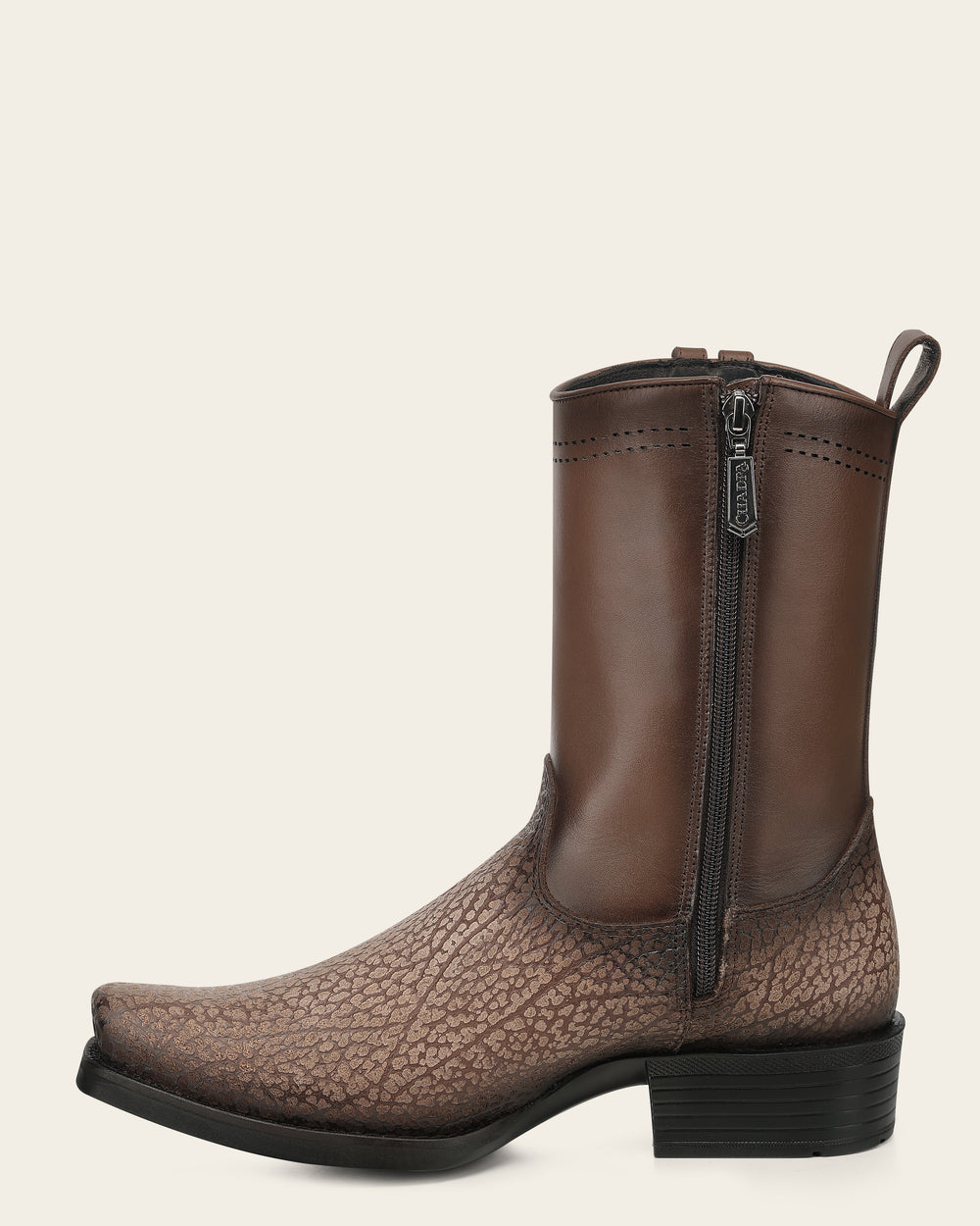 Cuadra Urban Boot In Genuine Bison Leather Brown
