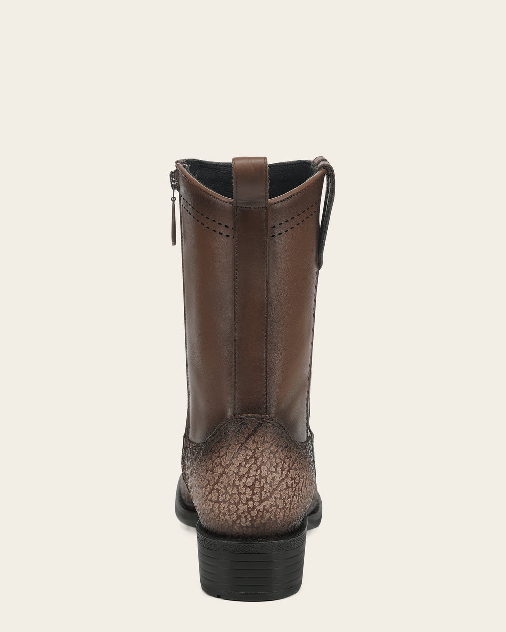 Cuadra Urban Boot In Genuine Bison Leather Brown