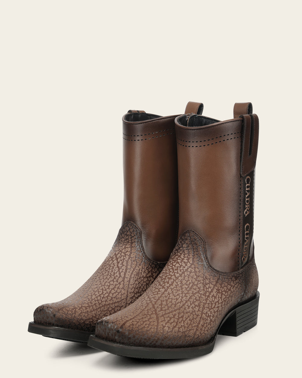 Cuadra Urban Boot In Genuine Bison Leather Brown