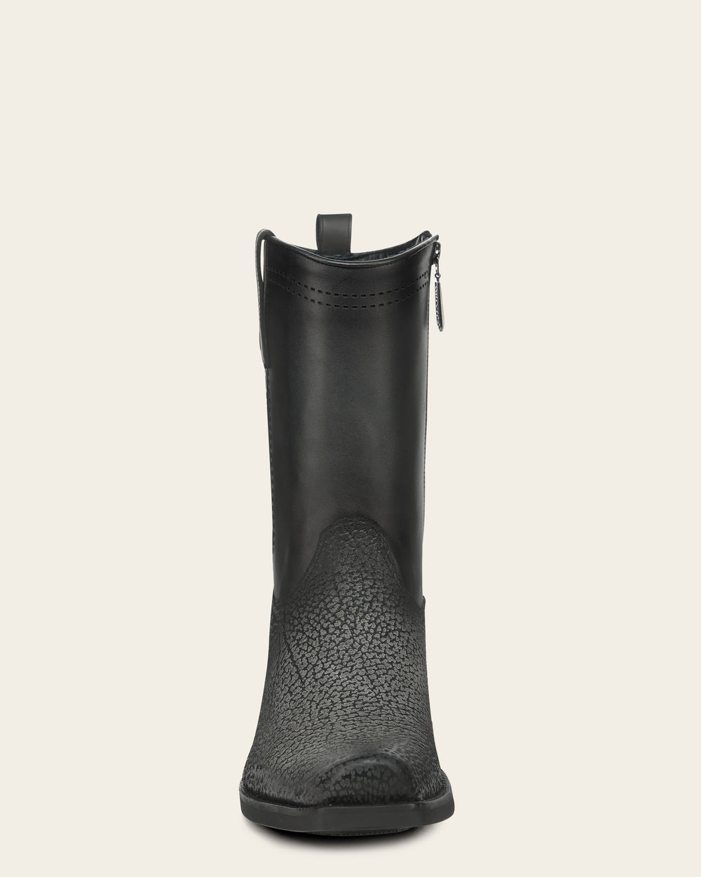 Cuadra Mens Grey Black American Bison Boots 1J4KBN
