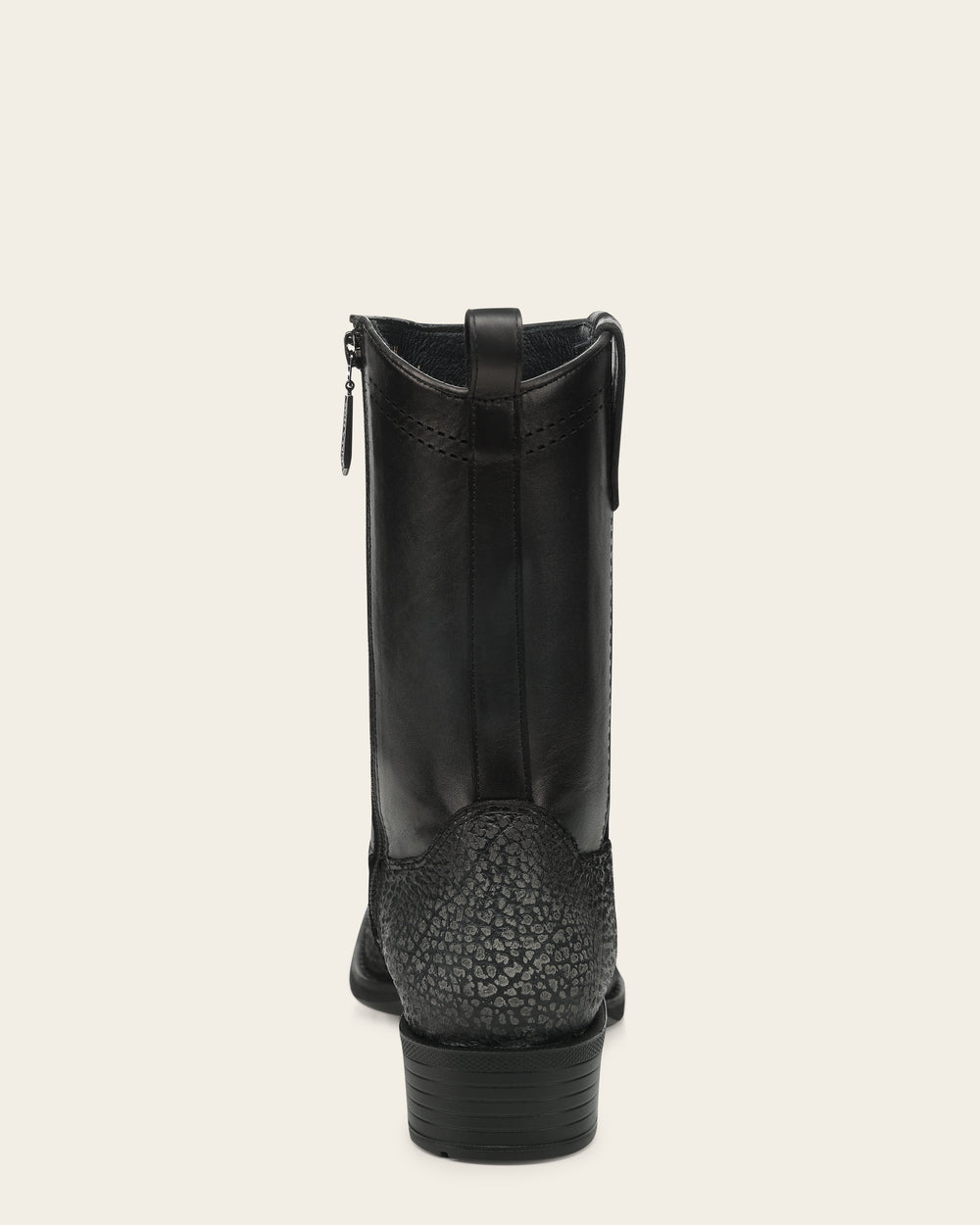 Cuadra Mens Grey Black American Bison Boots 1J4KBN