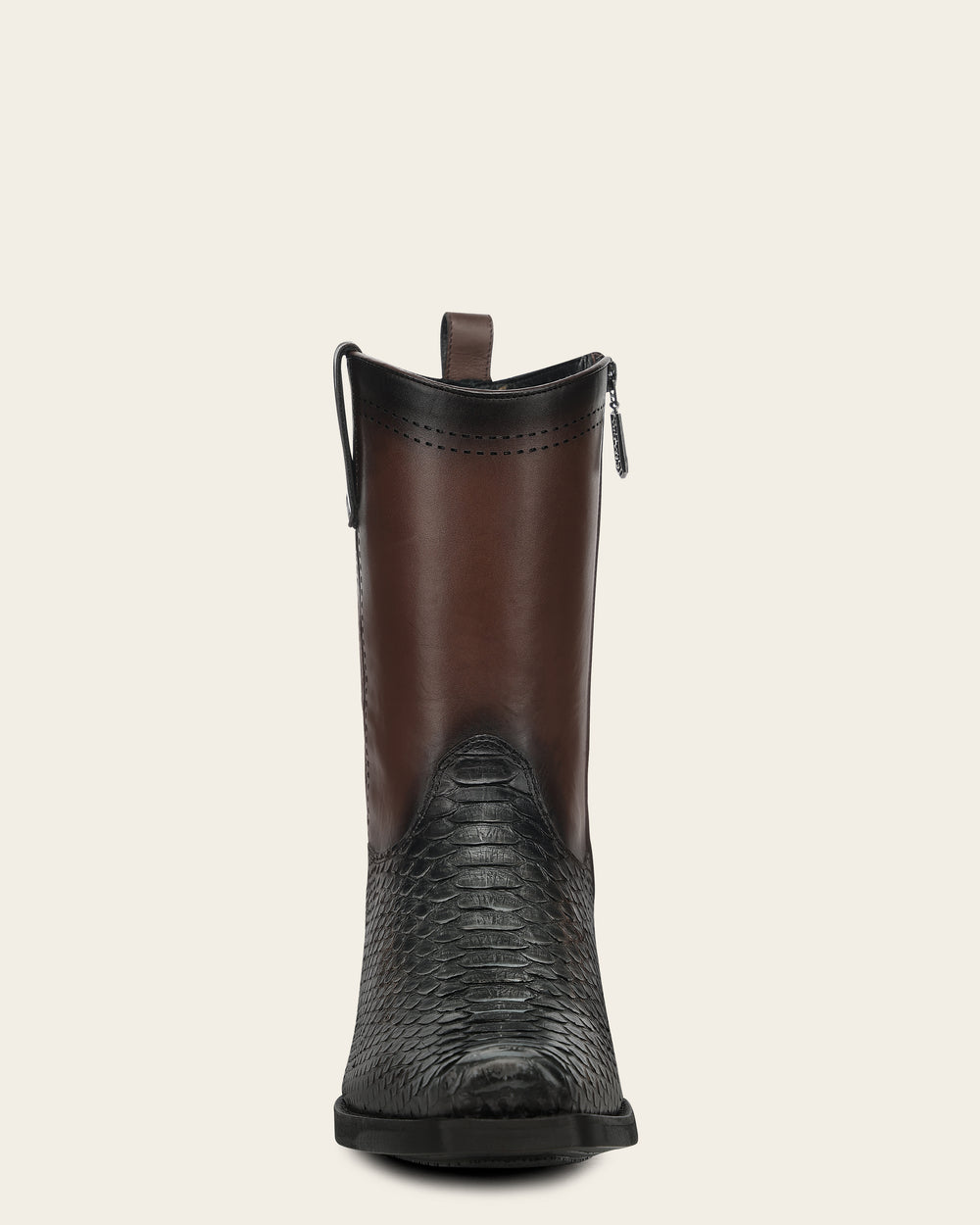 Cuadra Mens Iran Coffee Honey Genuine Python Back Boots 1J4KPH