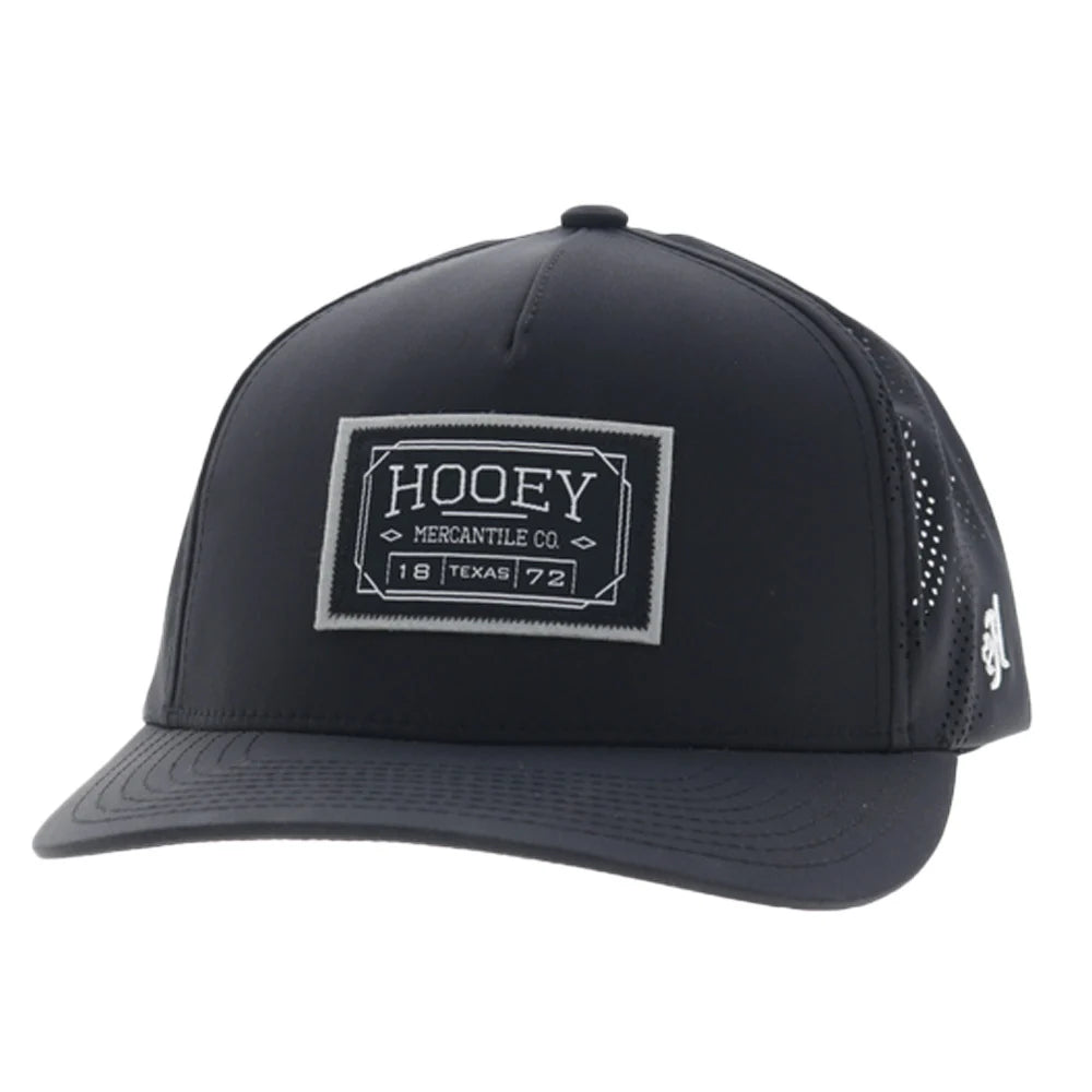 HOOEY "Doc" Hat Black w/Rectangle Patch