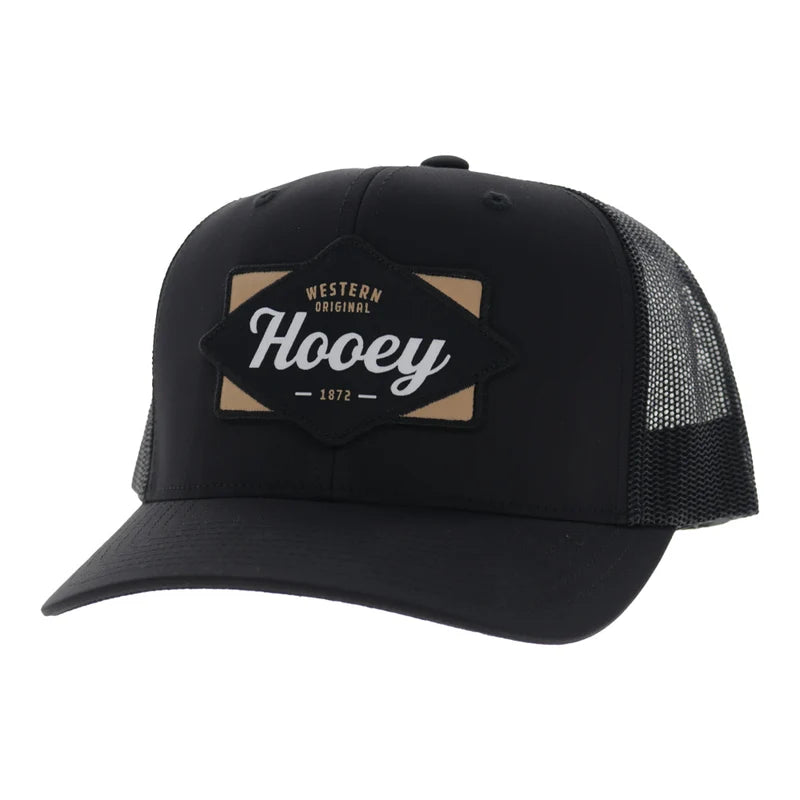 HOOEY "Diamond" Hat Brown & Black w/Patch