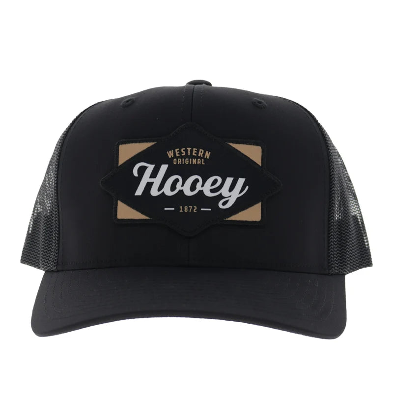 HOOEY "Diamond" Hat Brown & Black w/Patch