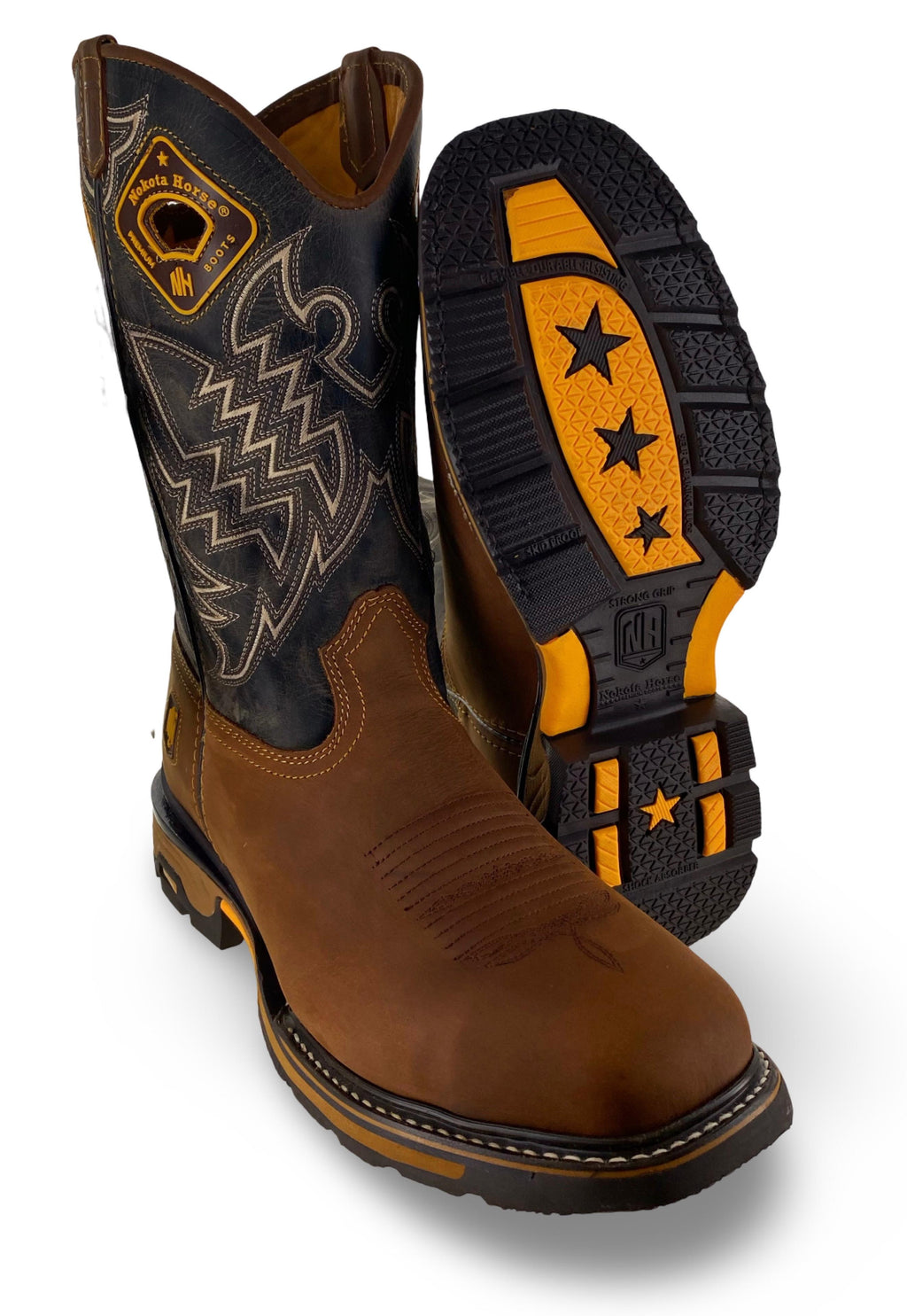 Nokota Horse Mens Clarck 25 Crazy H Miel Stl Toe