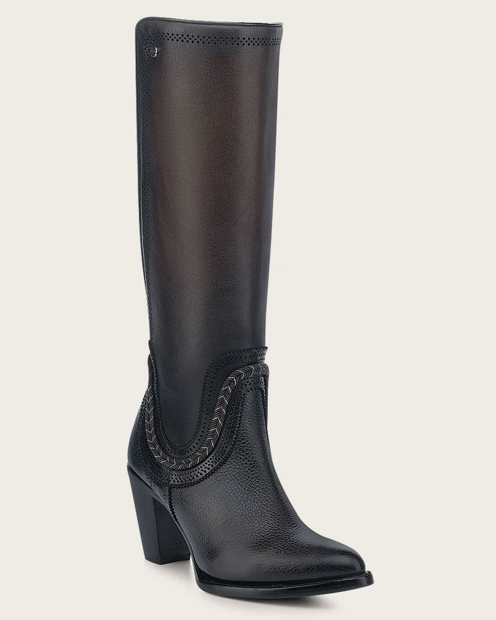 Cuadra Wmns Boot Res Santana Cafe LD Chocolate Zipper & Elastic Round Toe 3F0RRS