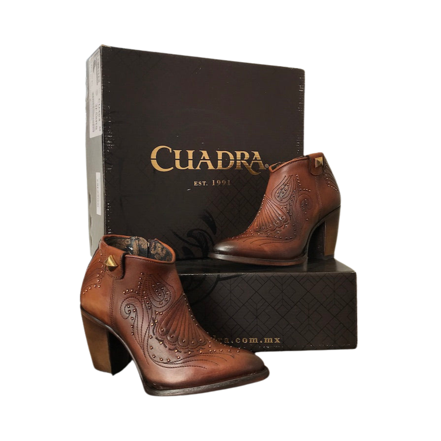 Cuadra Wmns Ankle Boots Satro Castano Chestnut Leather 3F58RS