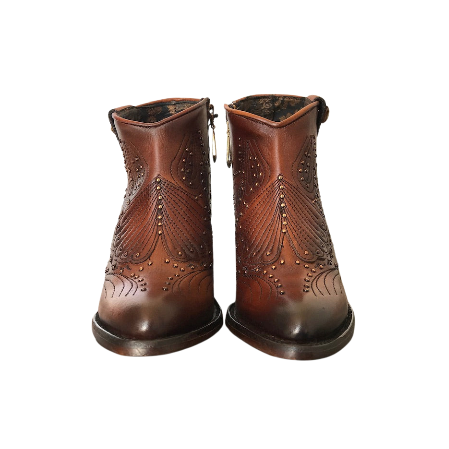 Cuadra Wmns Ankle Boots Satro Castano Chestnut Leather 3F58RS