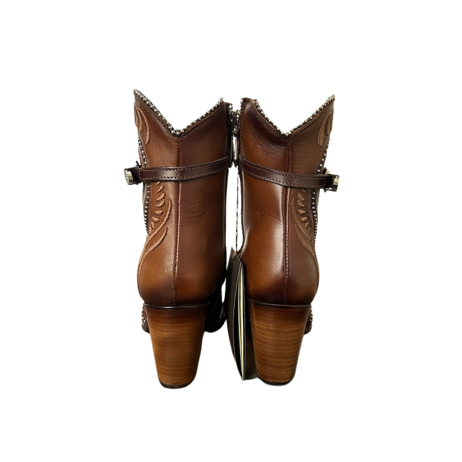 Cuadra Wmns Ankle Boots Biotin De Res Azteca Maple Leather 3F59RS