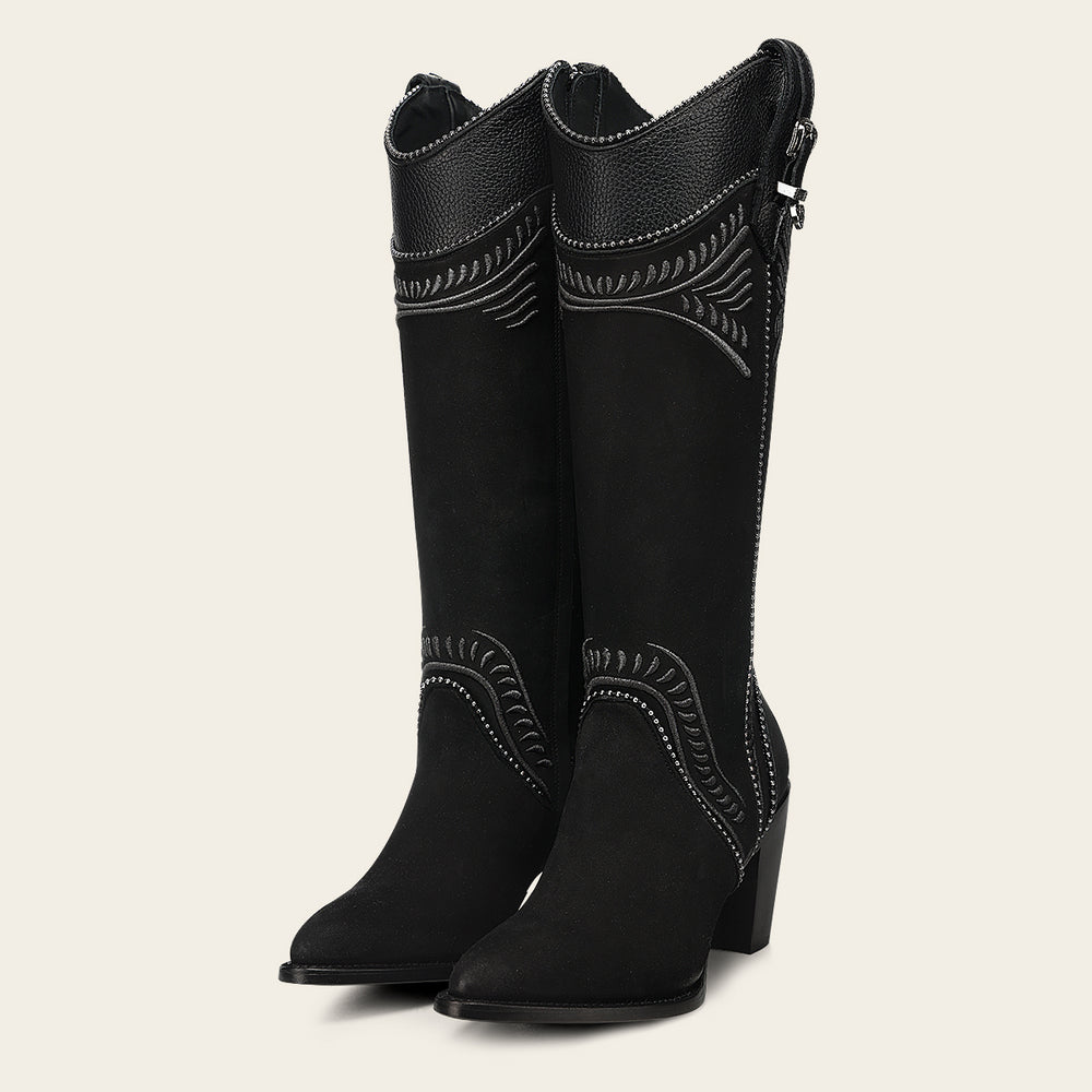 CUADRA BOTA RES NUBUCK NEGRO CC357 /3F82RS