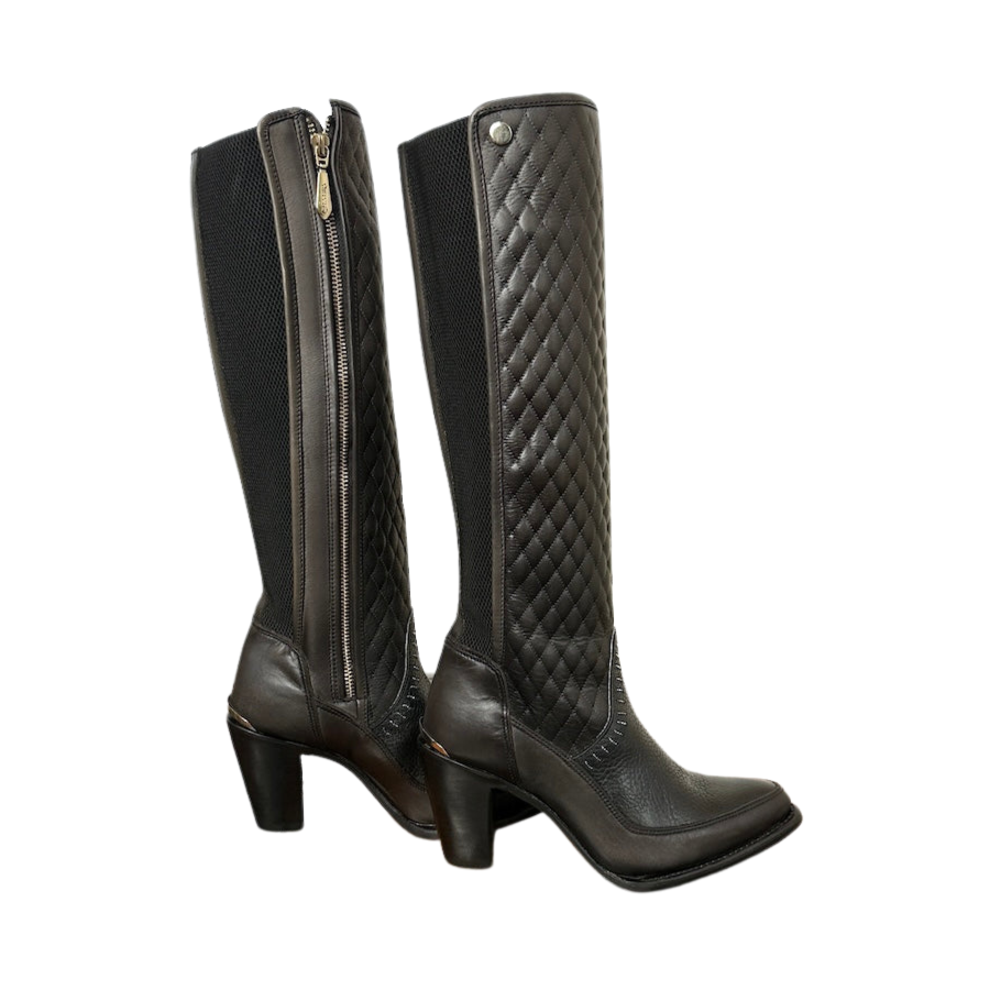 Cuadra Wmns Tall Boots Black Santana 3F85RS