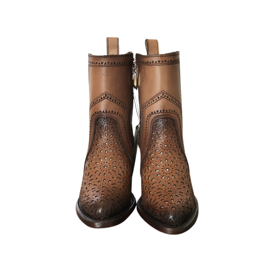 Cuadra Wmns Ankle Boots Maple Leather 3F94RS
