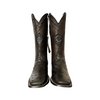 Cuadra Mens Ostrich Belly BLack Boots 3Z1OA1