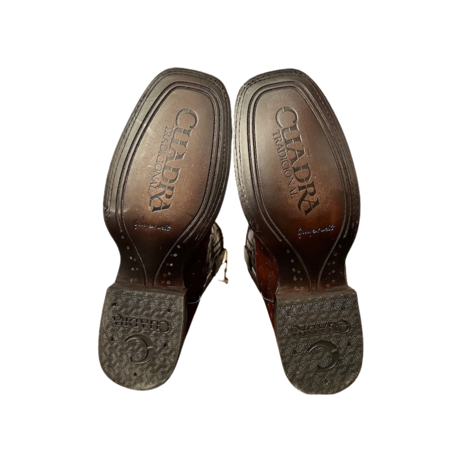 Cuadra Mens Ostrich Belly Moroni Castaño 3Z1OA1