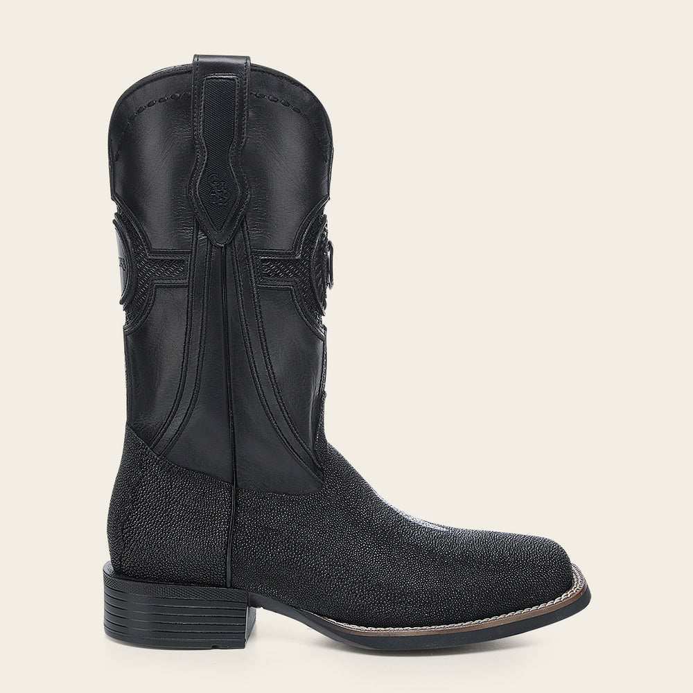 Cuadra Mens Black Stingray Leather Western Boot for Men CC221/3Z2YMA