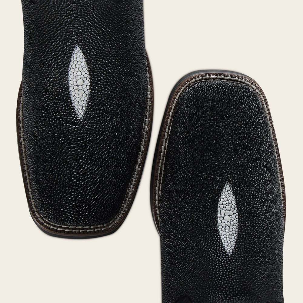 Cuadra Mens Black Stingray Leather Western Boot for Men CC221/3Z2YMA