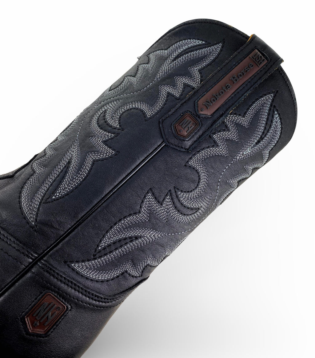 Nokota Horse Mens Lucas 20 Palomino Negro