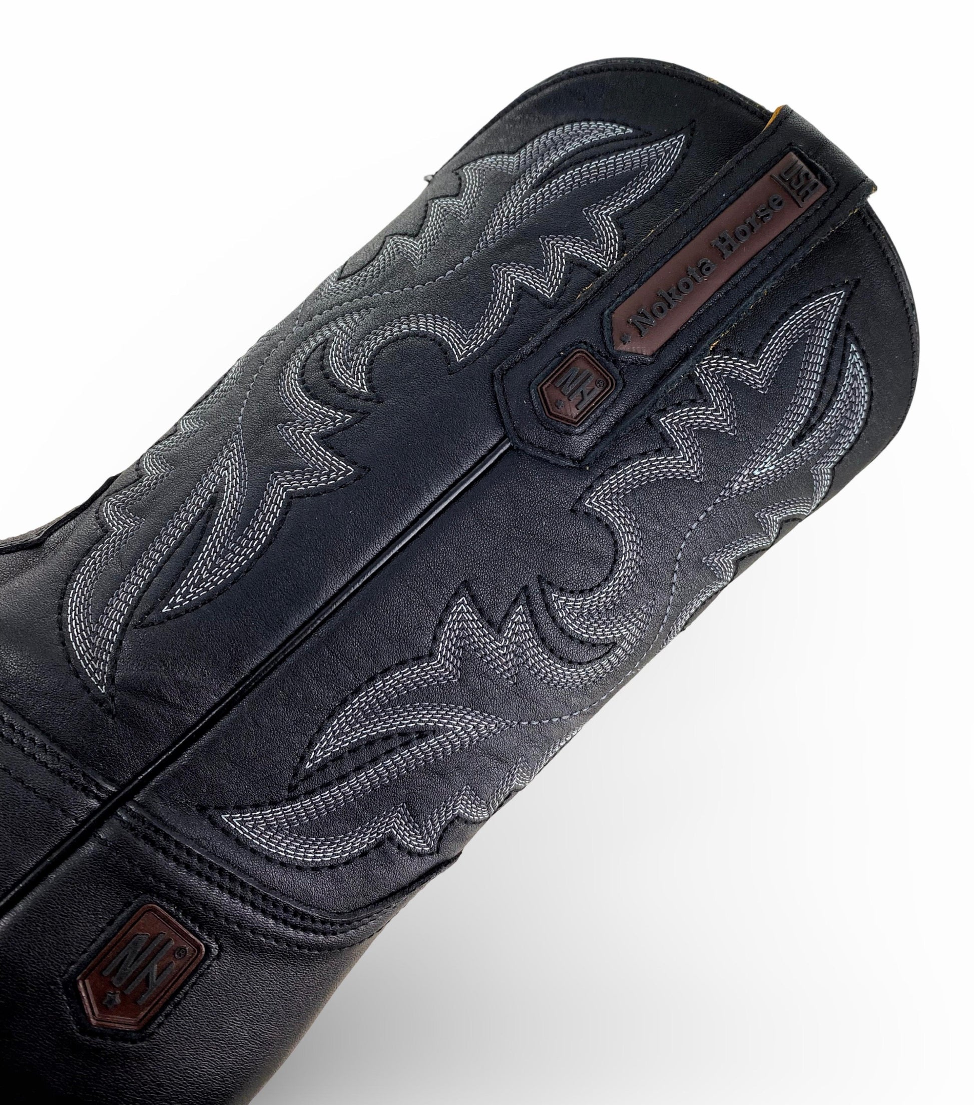 Nokota Horse Mens Lucas 20 Palomino Negro