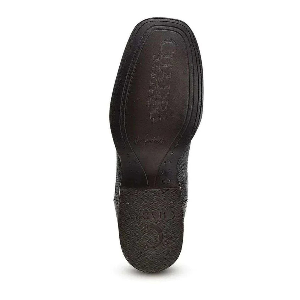Cuadra Mens Lizard Teju Black Leather Boots 3Z1OLT