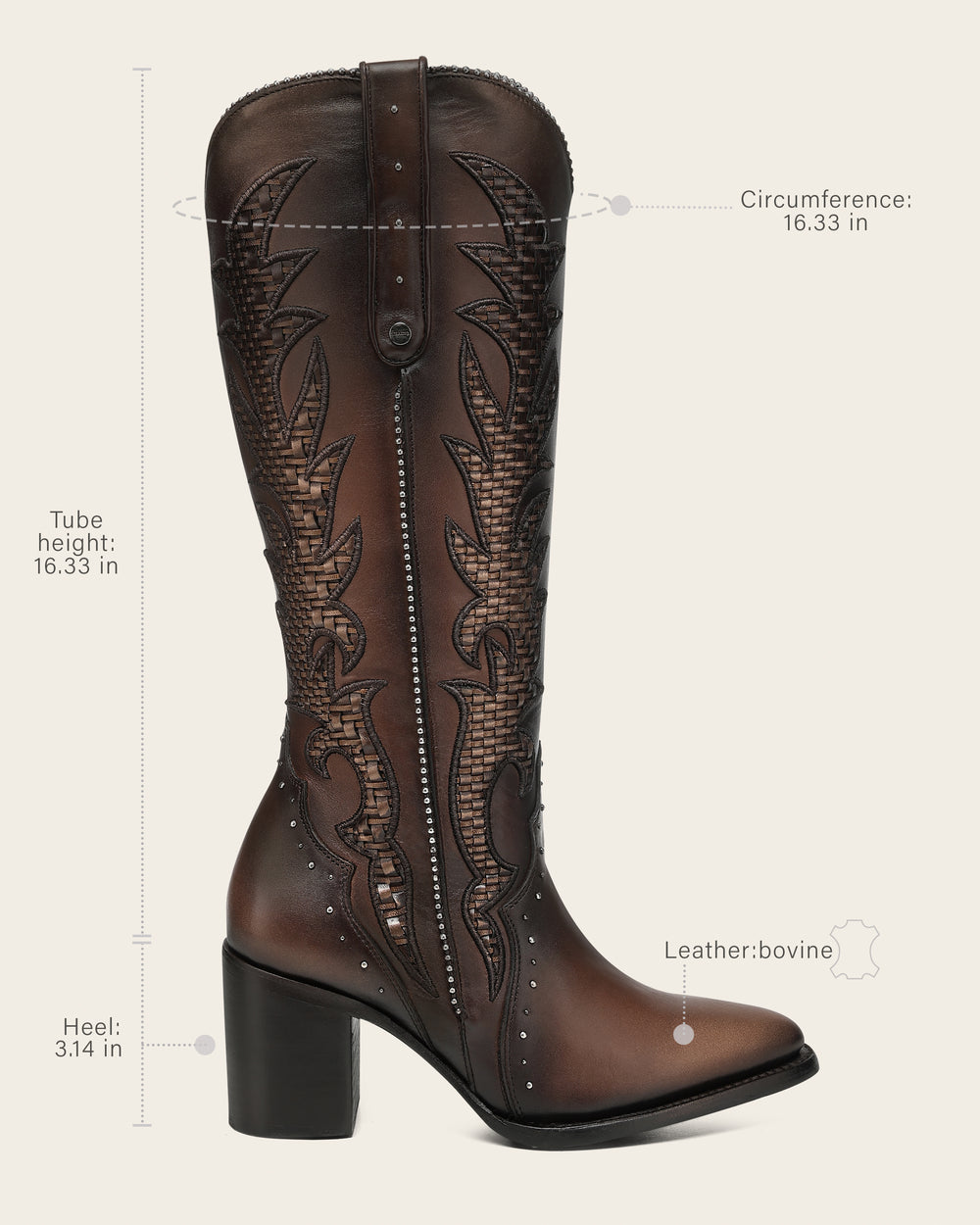 CUADRA BOTA RES CRUST MIEL CC338/4Q22RS