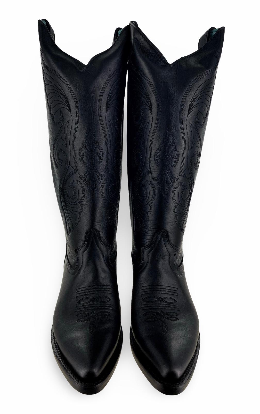 Don Pedro Women's 223v1TEA Black Round Toe 14964