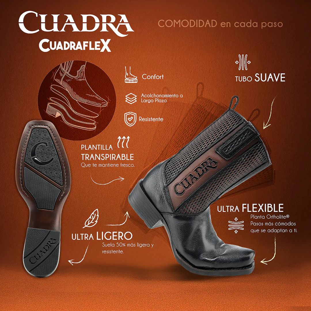 Cuadra Urban Brown Boot Genuine Fuscus Leather For Men 1J4FY CC300