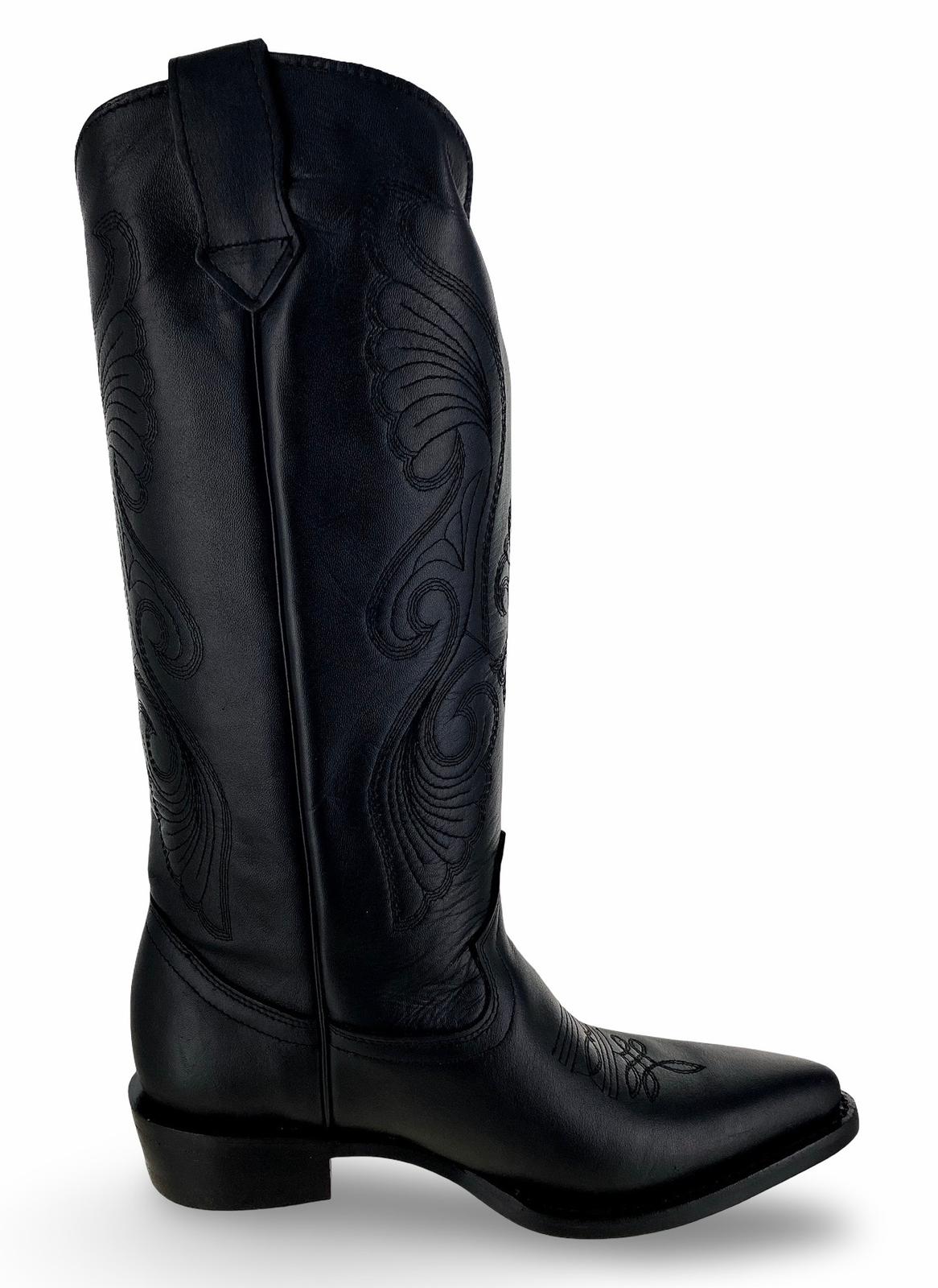 Don Pedro Women's 223v1TEA Black Round Toe 14964