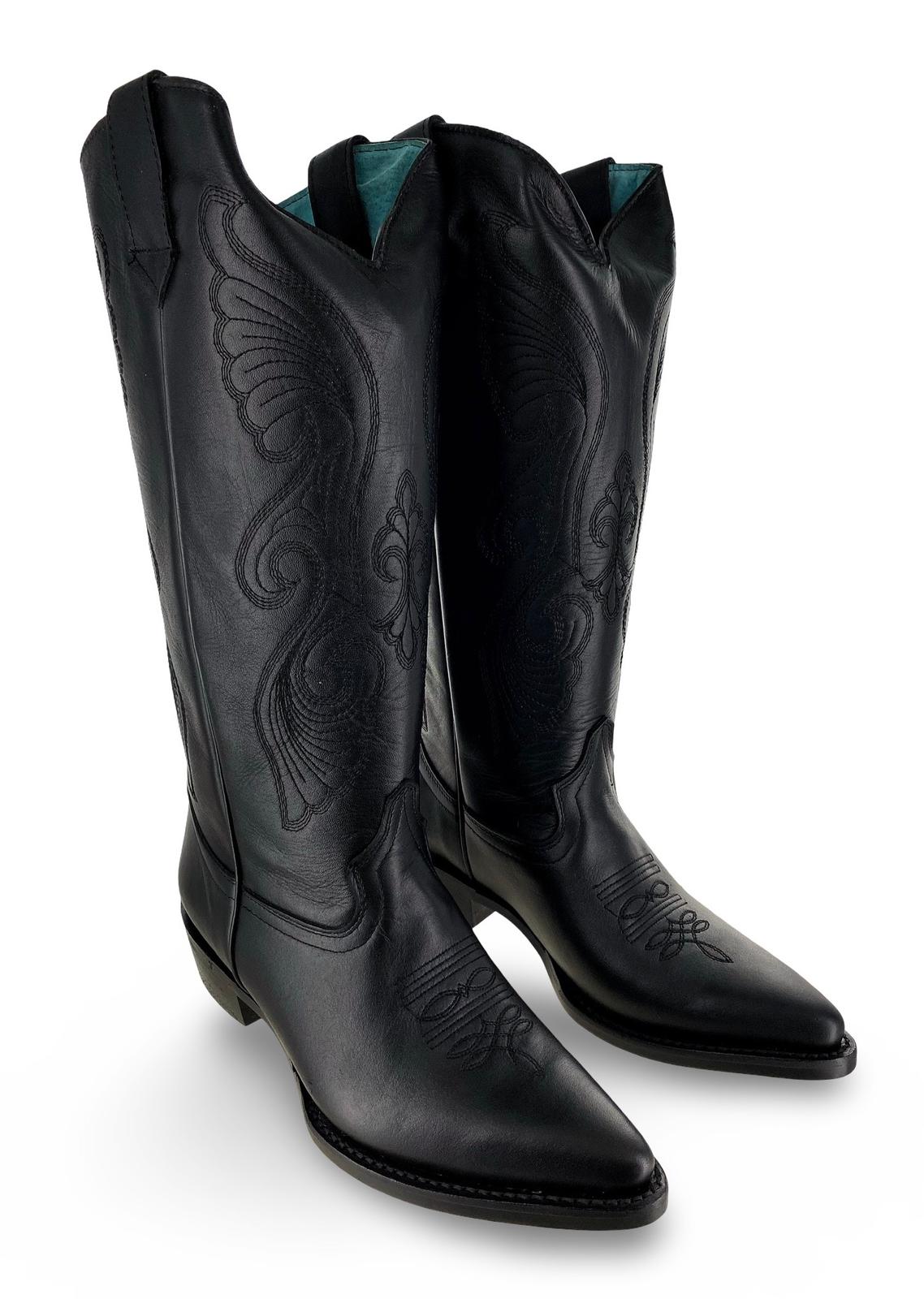 Don Pedro Women's 223v1TEA Black Round Toe 14964