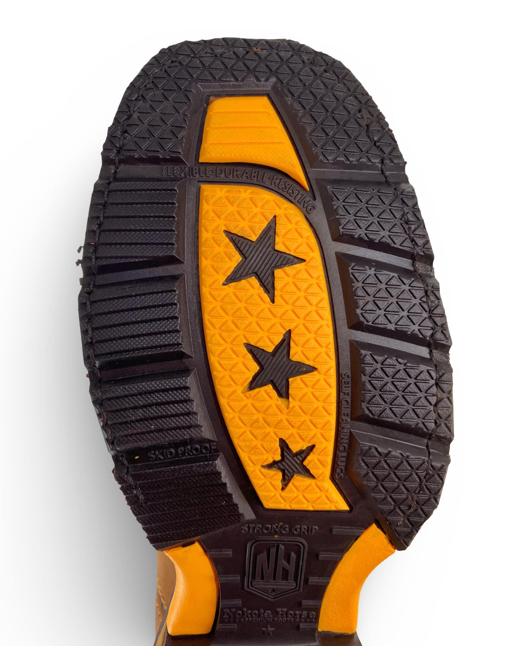 Nokota Horse Mens Clarck 25 Crazy H Miel Stl Toe