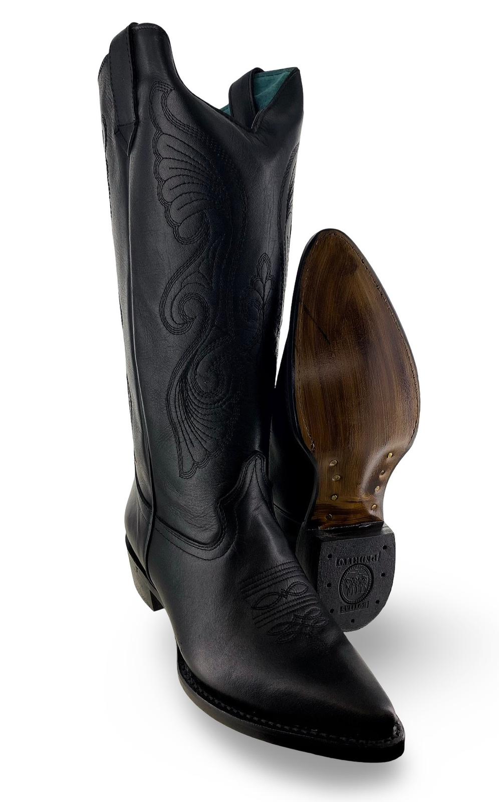 Don Pedro Women's 223v1TEA Black Round Toe 14964