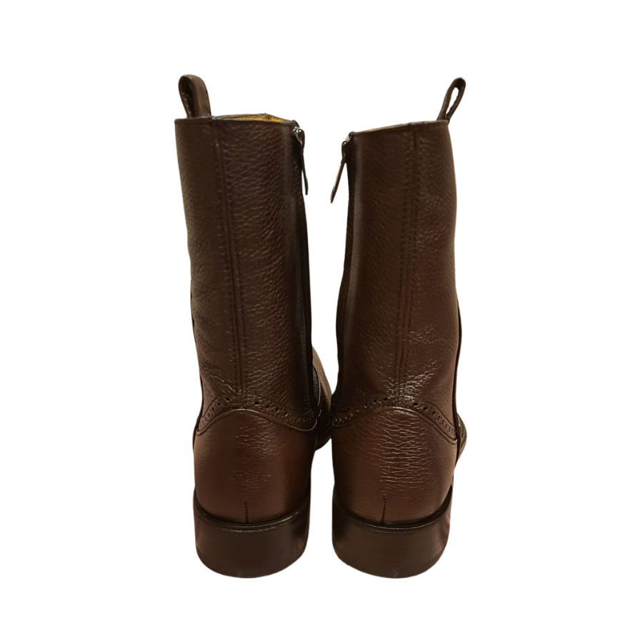 Franco Cuadra Mens Deer Skin Brown Boot 801VNVN