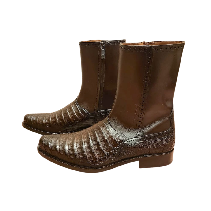 Franco Cuadra Mens Brown Dress Boot 827FWTS