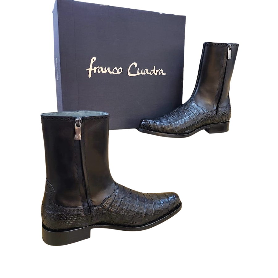 Franco Cuadra Mens Black Dress Boot 827FWTS