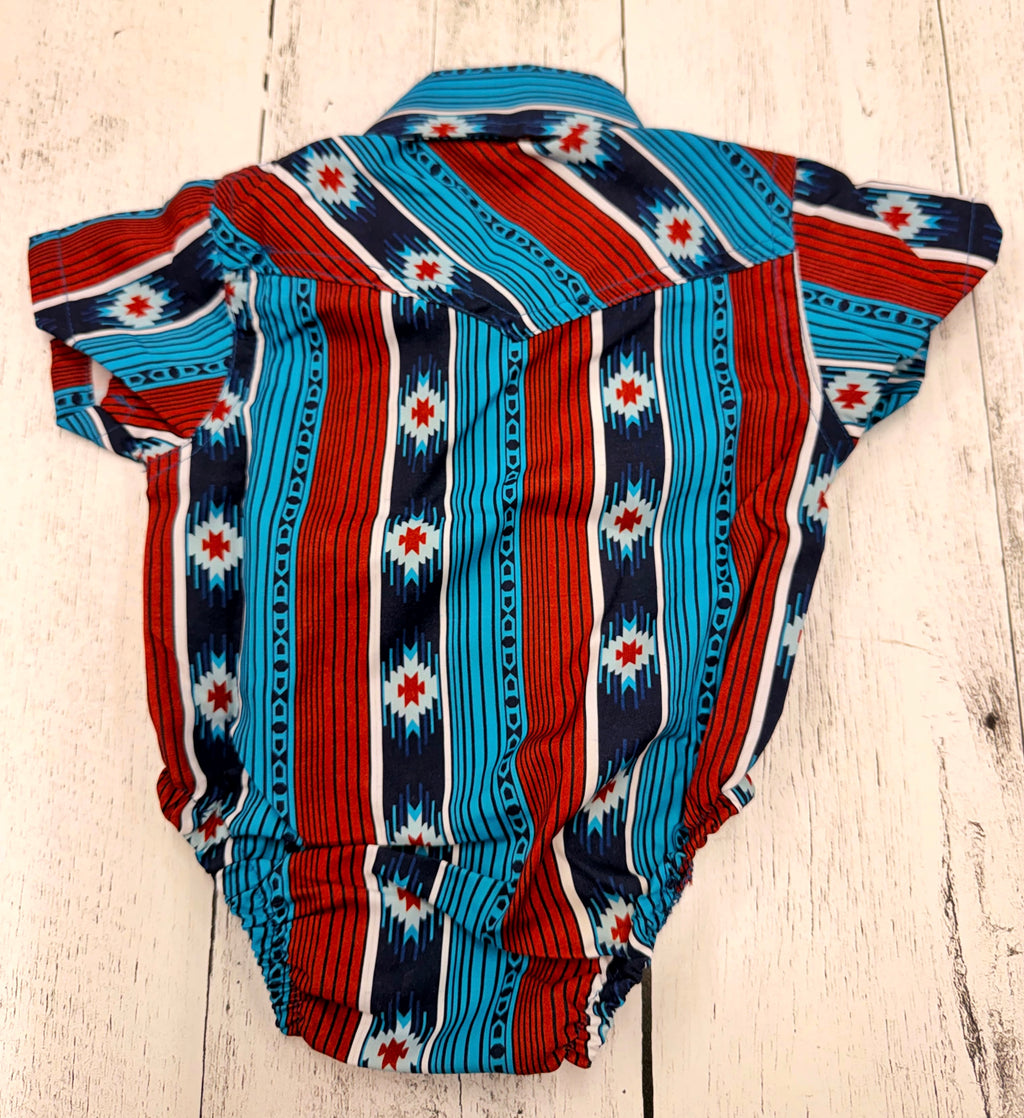 Kids Rio Grande Rider Romper Half Sleeve Printed 89RH25