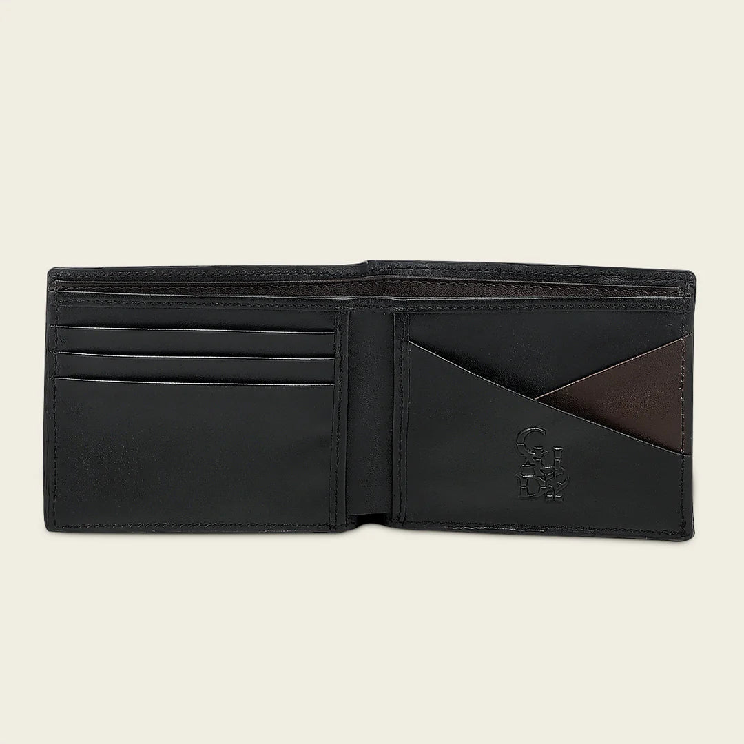 Cuadra Men’s Brown Stingray Leather Wallet with Removable Card Holder