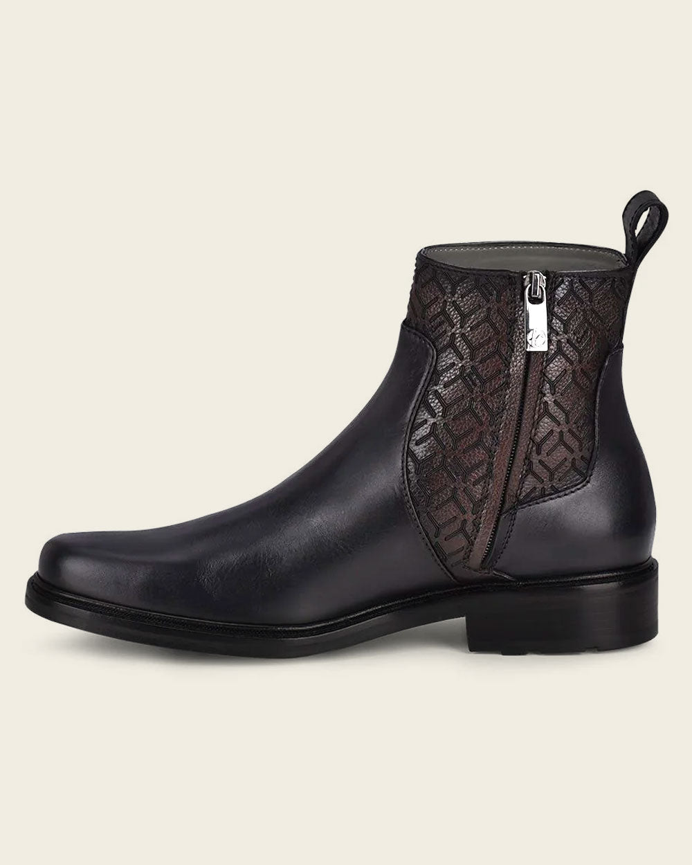 Cuadra Mens Botin Ternera Inca Black - Res Bristol Cacao