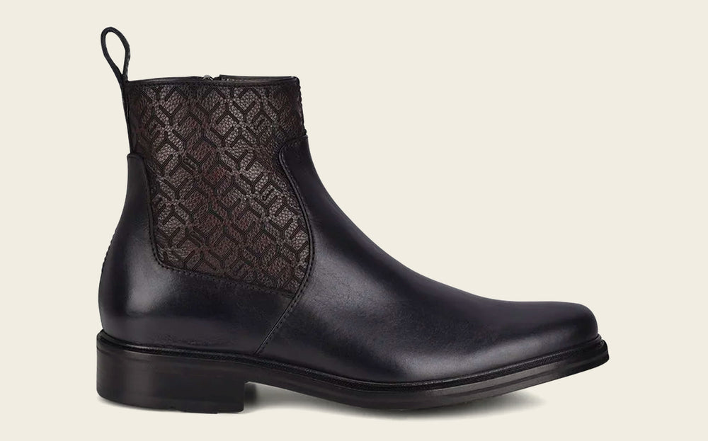 Cuadra Mens Botin Ternera Inca Black - Res Bristol Cacao