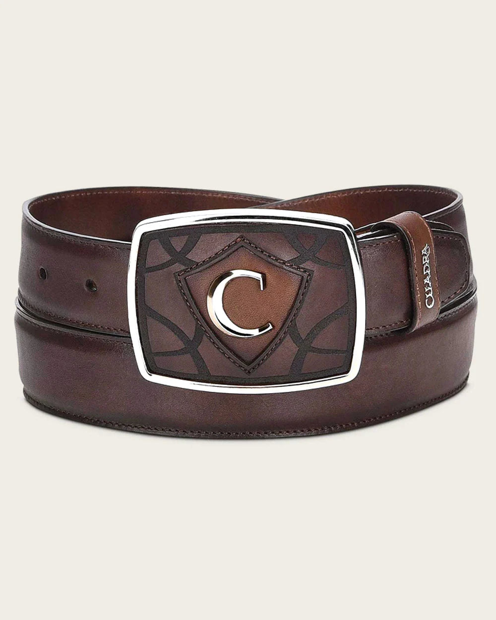 Cuadra Brown western bovine Belt