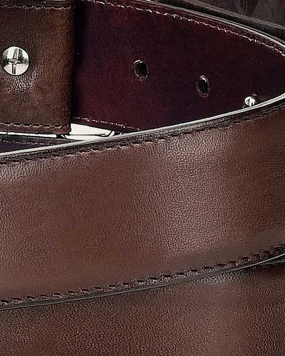 Cuadra Brown western bovine Belt