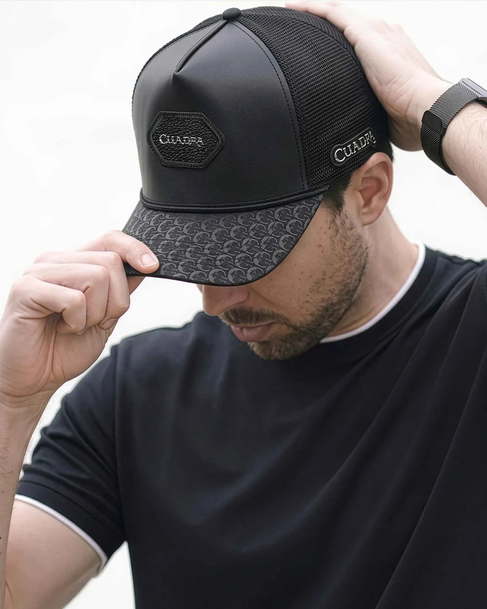 Cuadra Black Stingray Cap CP006