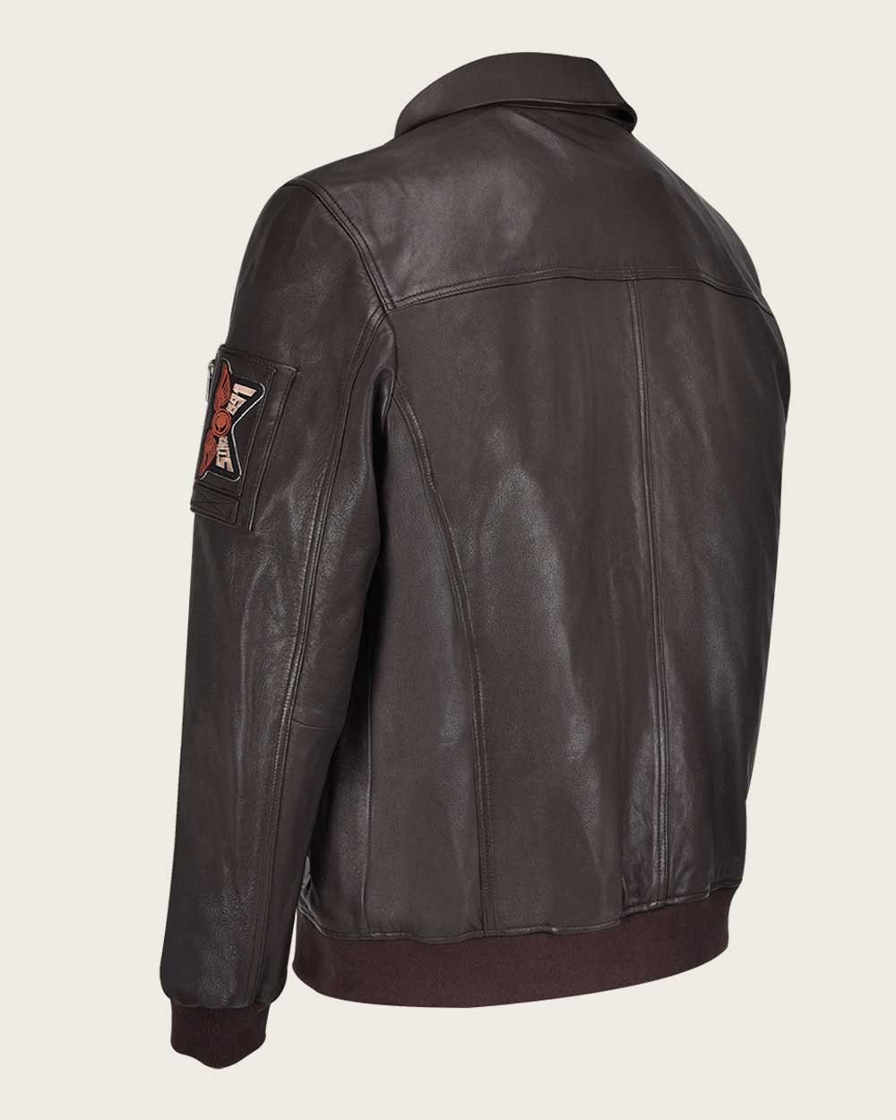 CUADRA BROWN AVIATOR STYLE JACKET JC215