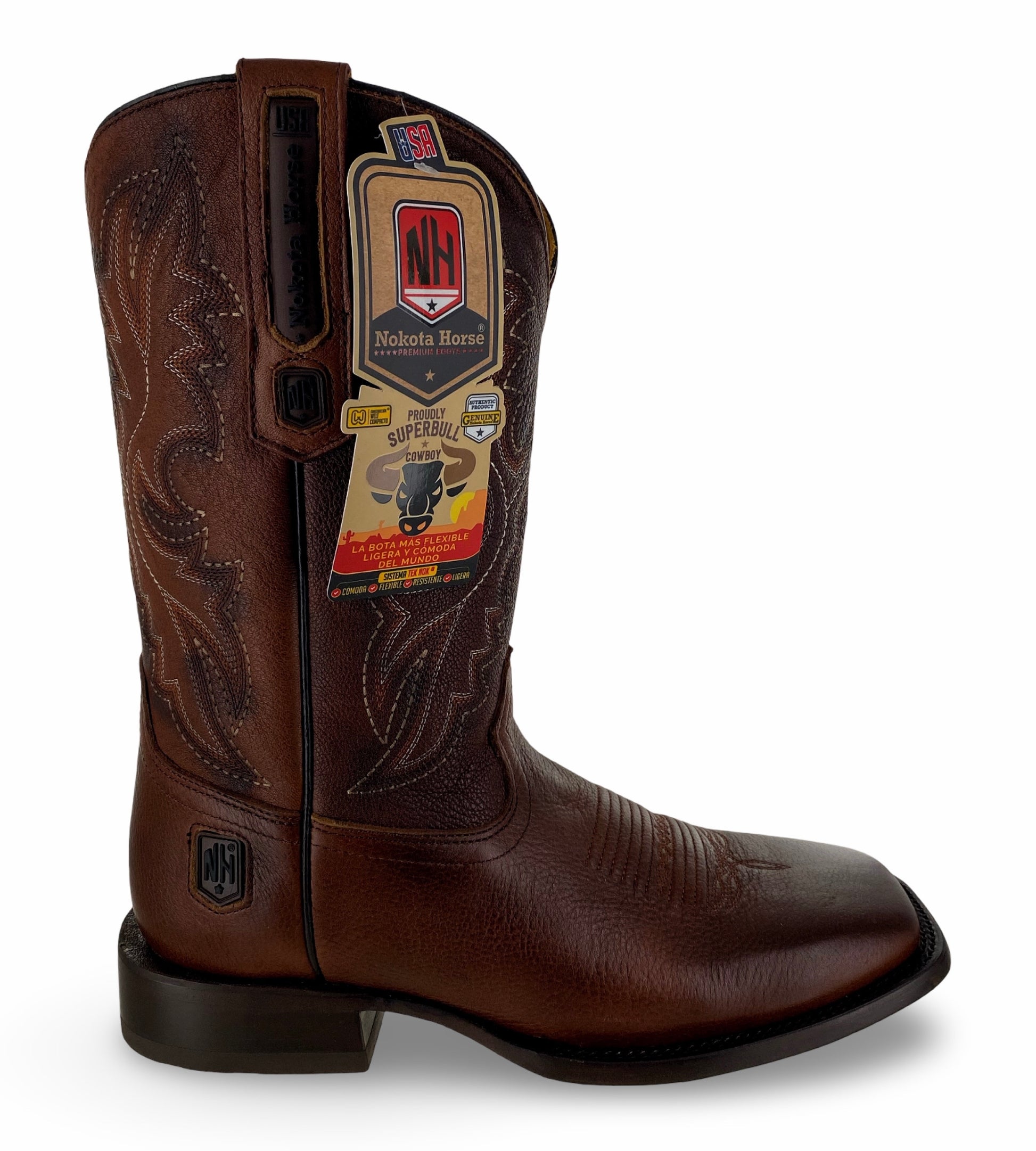 Nokota Horse Mens Lucas 18 Deer Cogñac