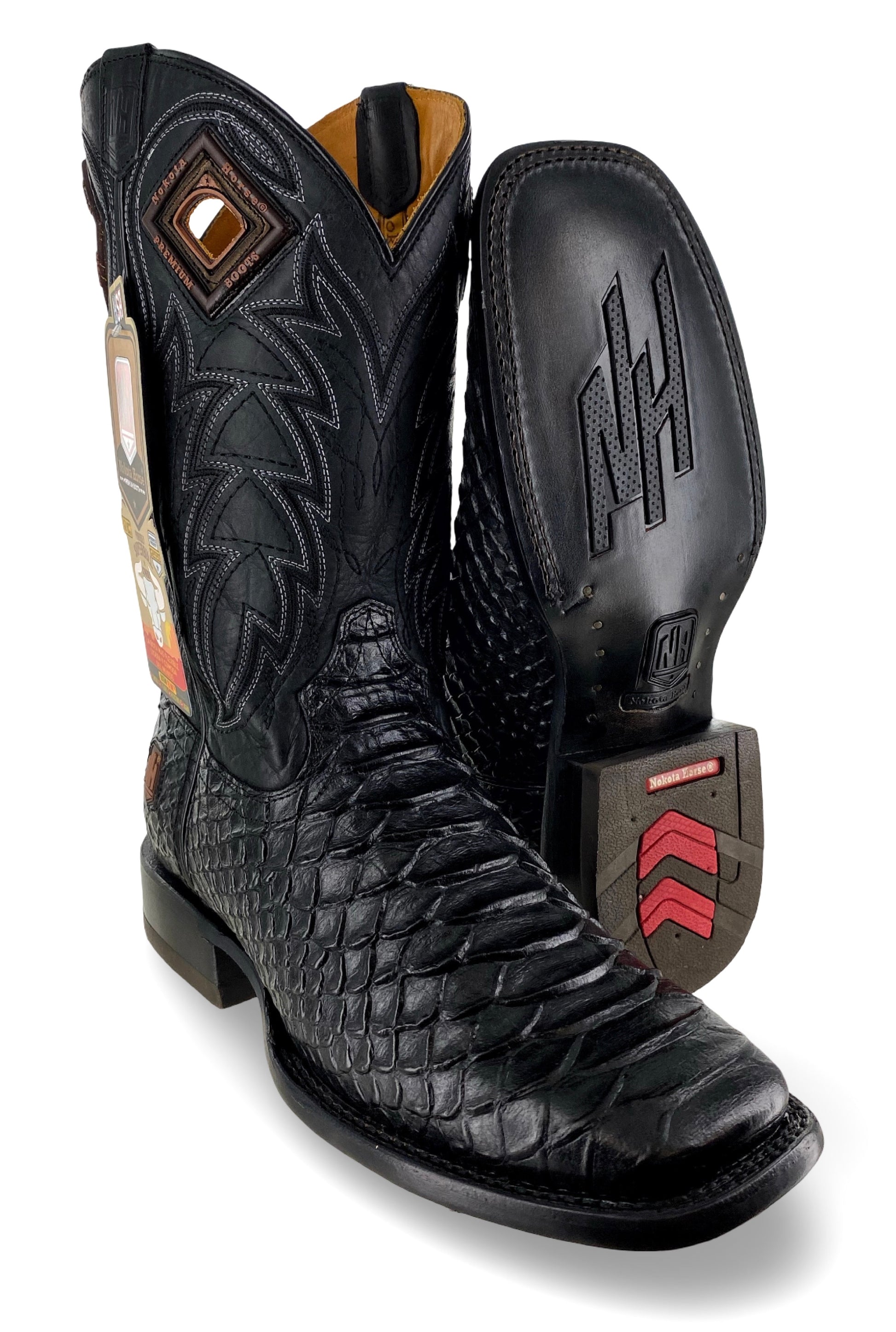 Nokota Horse Mens McCarthy 18 GB Piton Negro